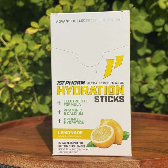 1st Phorm Other - 1st Phorm - 20 Electrolyte Hydration Powder Sticks Drink Mix Packets Lemonade
